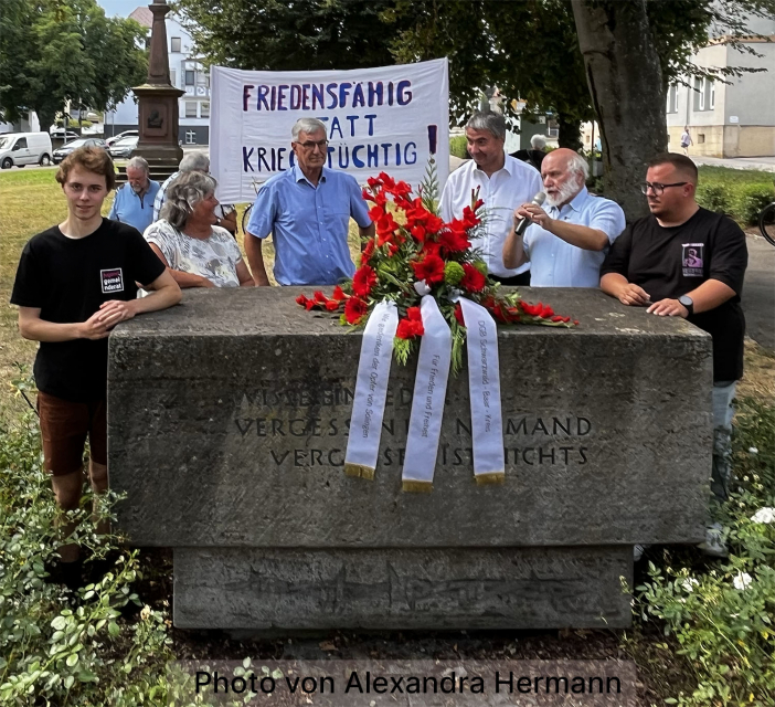 DGB Kundgebung Antikriegstag 2024 Villingen-Schwenningen